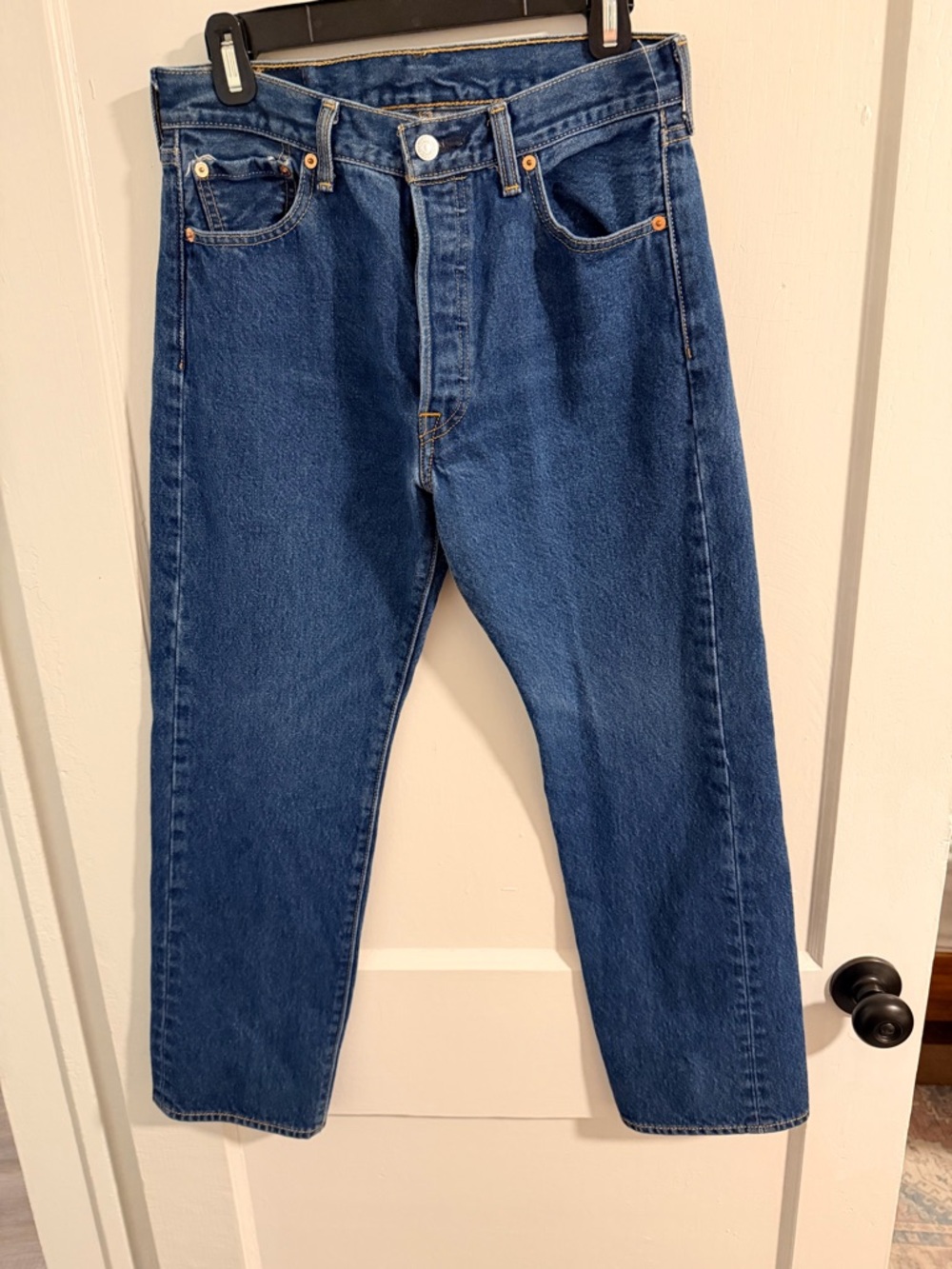 Levi's Men's Dark Blue Straight Jeans